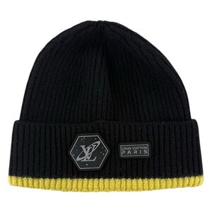 Louis Vuitton Gravity Logo Wool Beanie Hat